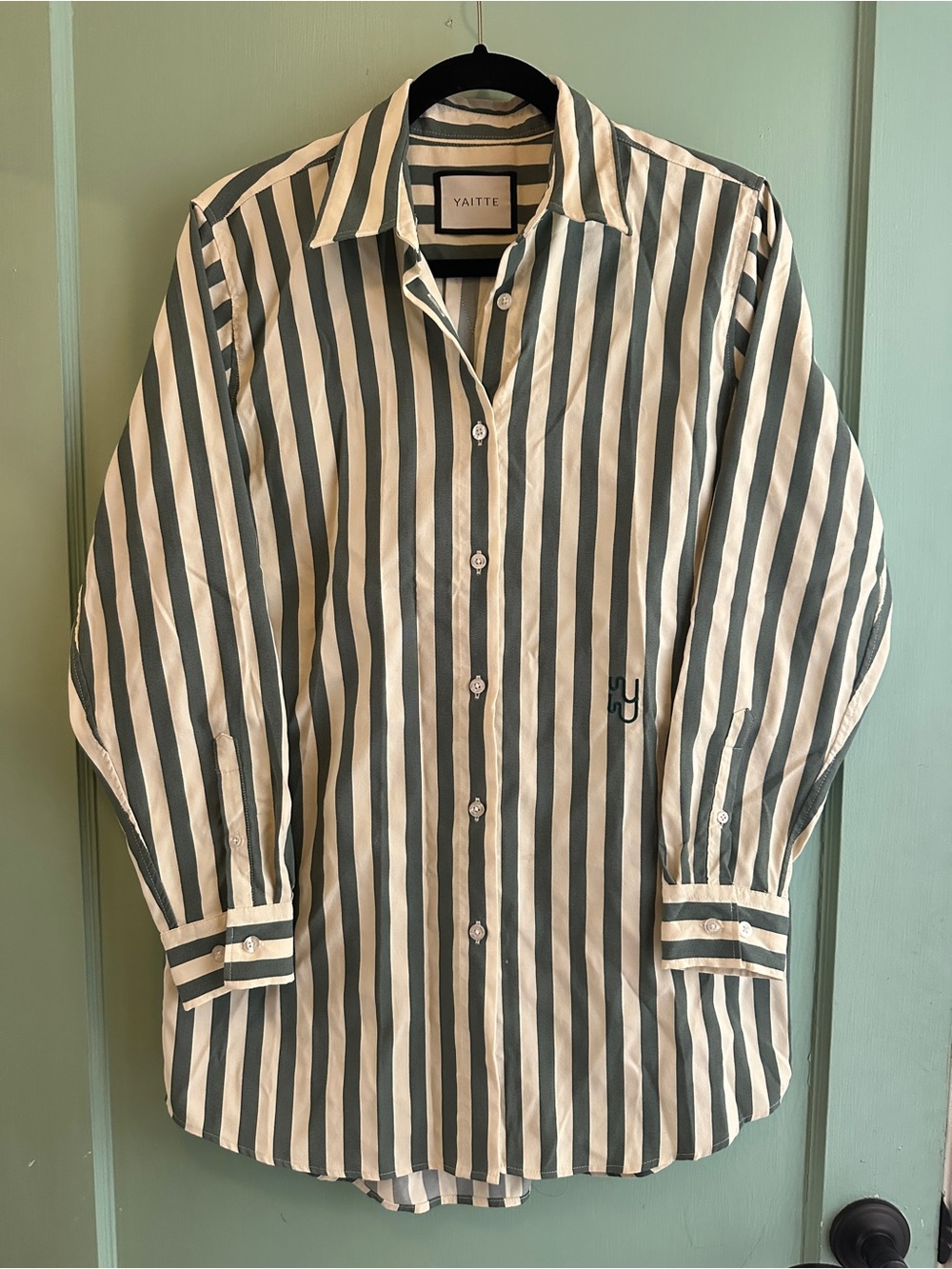 Yaitte - BUOY - Green Striped Shirt